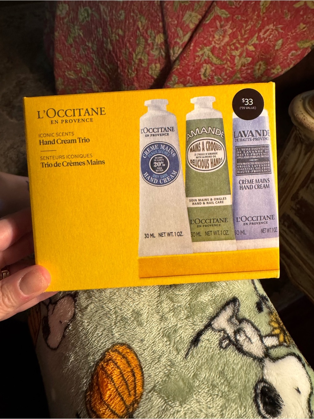 L'OCCITANE Yellow Gift Box of Hand Creams